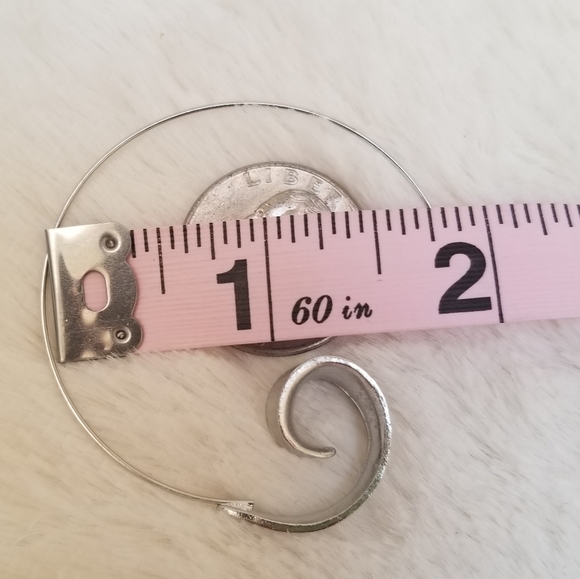 Boho Large 925 Silver Filled Earrings - Picture 6 of 6